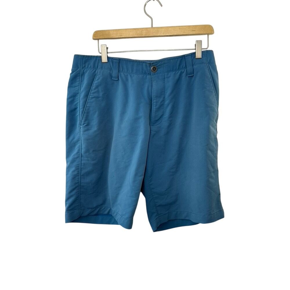 Under Armour Blue Heat Gear 10" Loose Fit Shorts Men's 34